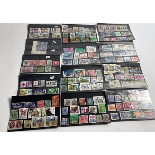 53 - Three tubs FULL of collectable British stamps to include First day issues & definitives and also pos... 