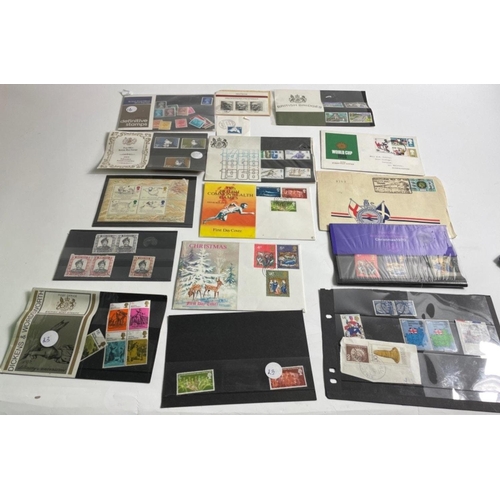 53 - Three tubs FULL of collectable British stamps to include First day issues & definitives and also pos... 