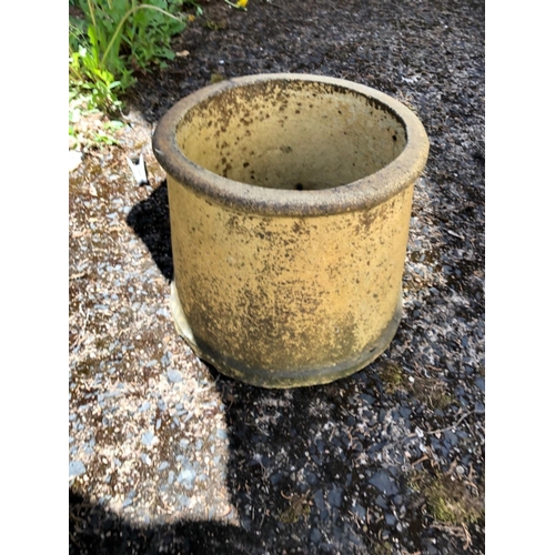 83 - An old clay-pot chimney pot height 25cm x 29 diameter - REALLY OLD!#84