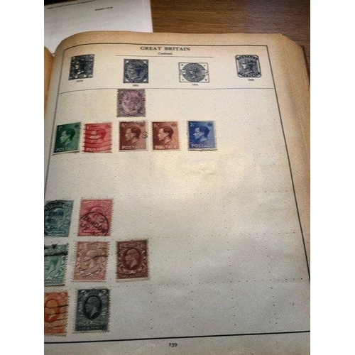 105 - A old stamp album full of stamps from circa 1880's - 1930's stamps Mainly British and World stamps#1... 