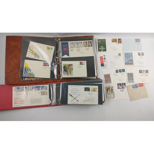 106A - An album of  collection of UK FIRST DAY COVERS dating from 1969 to include the IXth Commonwealth Gam... 