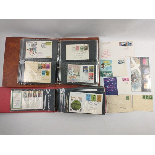 106A - An album of  collection of UK FIRST DAY COVERS dating from 1969 to include the IXth Commonwealth Gam... 