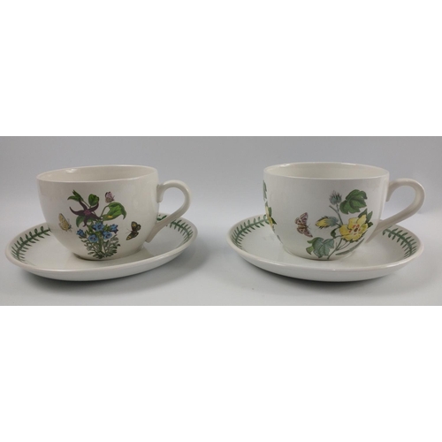 148 - Two PORTMEIRION 'Botanic Garden' jumbo cappuccino cups and saucers#171