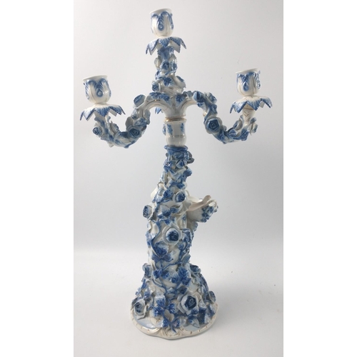 155 - A pair of very grand ANTIQUE GERMAN late c19th century Sitzendorf Porcelain figural candelabra in ve... 