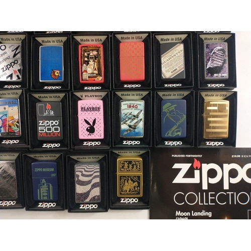 170 - A MUCH CHERISHED large collection of ZIPPO lighters all original from a passionate collector with bo... 