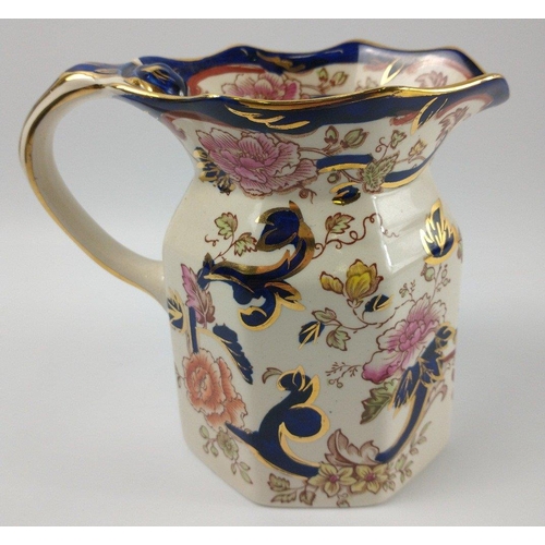 224 - A MASON'S IRONSTONE jug in MANDALAY stands approx 14cm high#250