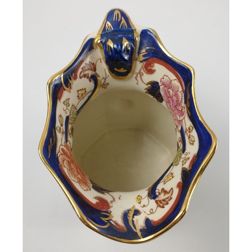 224 - A MASON'S IRONSTONE jug in MANDALAY stands approx 14cm high#250