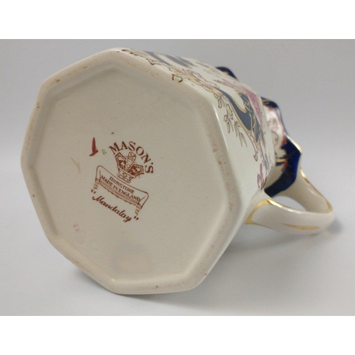 224 - A MASON'S IRONSTONE jug in MANDALAY stands approx 14cm high#250