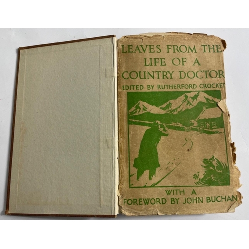 315 - LOCAL INTEREST -LEAVES FROM THE LIFE OF A COUNTRY DOCTOR  by Clement Gunn 1939 Dust Jacket poor & lo... 