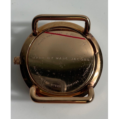 87 - A MARC JACOBS ladies wrist watch still boxed and ticking away nicely as new condition#101