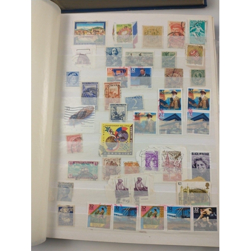 99 - A lot to bring joy to numatists' hearts - a box full of stamps many are sheets from old albums inclu... 