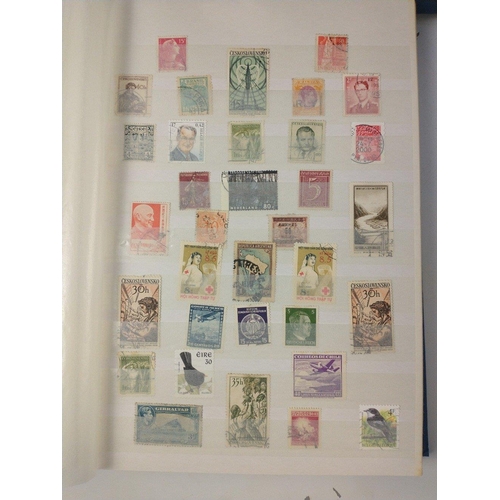 99 - A lot to bring joy to numatists' hearts - a box full of stamps many are sheets from old albums inclu... 