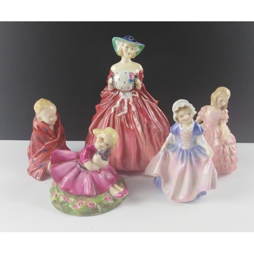 104 - A small collection of figurines to include ROYAL DOULTON 'This Little Pig' (HN1793) 11cm high, ROYAL... 