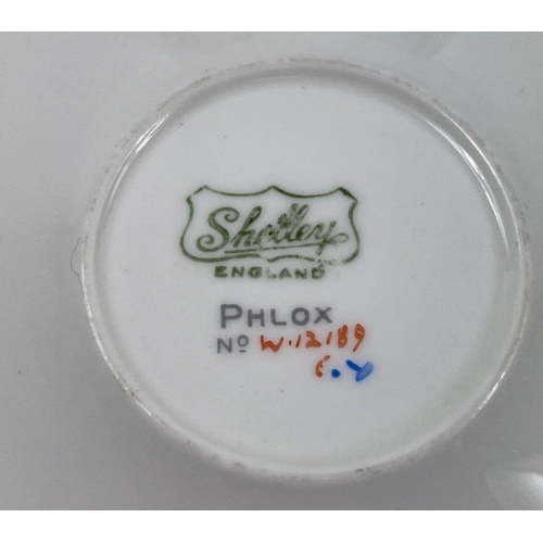 117 - SHELLEY china to include a Posy Spray milk jug (9cm high) and tea cup plus a small dish (12cm dia) f... 
