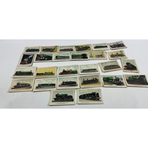 55 - For the railway enthusiast 26 trading cards from A&BC including the 