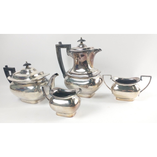 71 - A HANDSOME WALKER & HALL nice quality tea and coffee service to include coffee pot tea pot cream and... 