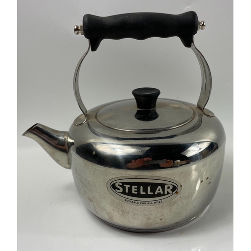 93 - STELLAR 2litre stove top stainless steel kettle(Think all STELLAR products have a lifetime guarantee... 