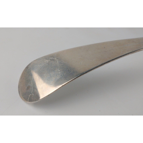 121 - An early London silver hallmarked 1774 LADLE, by silversmith W.C, dimensions 31cm long approx, weigh... 