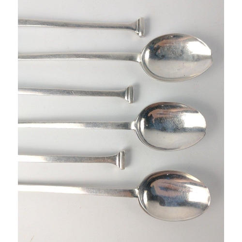 154 - Six Sheffield silver hallmarked 1924 COFFEE SPOONS by silversmiths LEE & WIGFULL length 9.5cm, gross... 