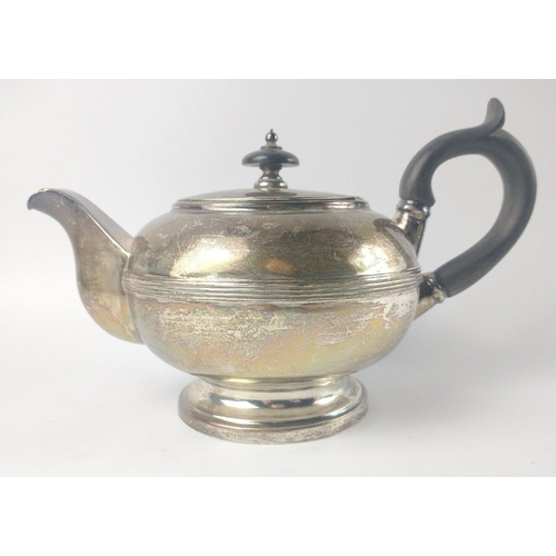 163 - A silver London hallmarked 1904 bachelor TEAPOT, dimensions 20cm long x 11.5cm height x 11cm width a... 