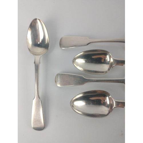 167 - Six QUALITY silver London Hallmarked 1831 TEASPOONS by silversmith JOHN HENRY CHARLES  LIAS , weight... 