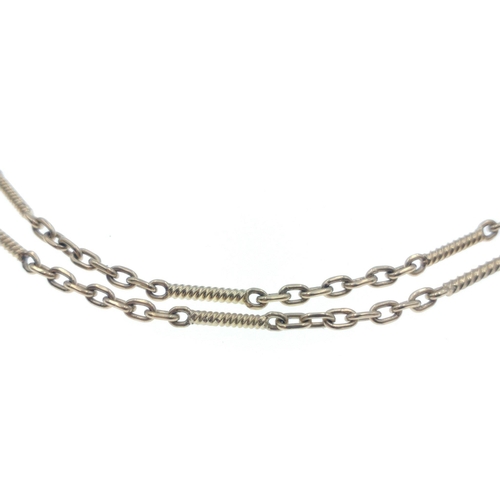 65 - 9ct stamped yellow gold fancy-link CHAIN weight 11.40g approx, 76cm in length approx#69