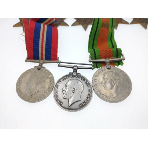 41 - A collection of service medals to include 1914-18 awarded to Lance Sergeant John Baker of the South ... 