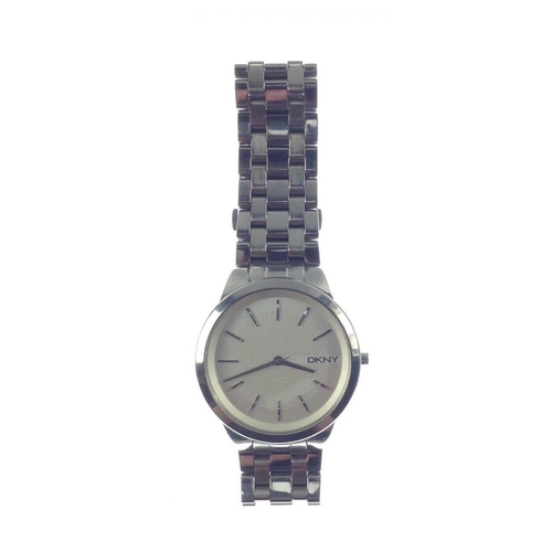 63 - A DKNY men's steel watch NY-2381#64