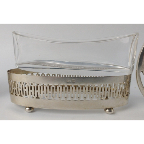 78 - Collection of silver ware to include Birmingham 1989 hallmarked silver candlestick by and set of thr... 