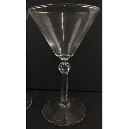 322 - FOUR SIMPLY DELICIOUS nice quality cocktail glasses for your 15cm high x 9cm diameter#334