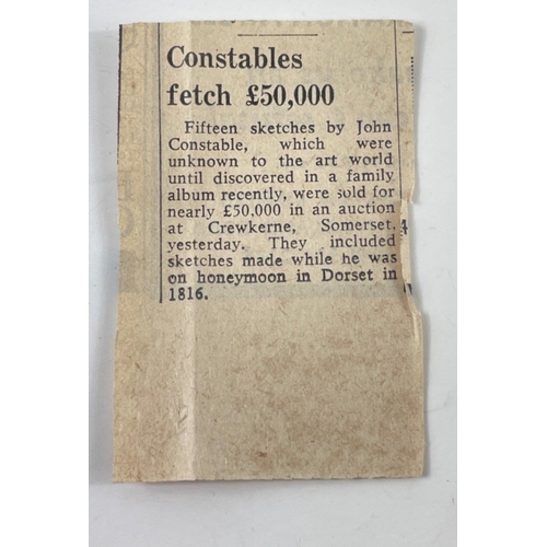 360 - MEMOIRS OF THE LIFE OF JOHN CONSTABLE, composed chiefly of his letters by C R Leslie#372