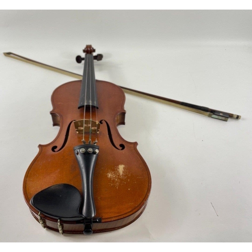 389 - Vintage - a full 4/4 size 1908 VIOLIN from the workshop of TOP VIOLIN MAKER FRANCOIS BARBE in a vint... 