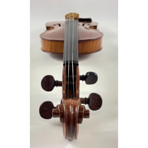 389 - Vintage - a full 4/4 size 1908 VIOLIN from the workshop of TOP VIOLIN MAKER FRANCOIS BARBE in a vint... 