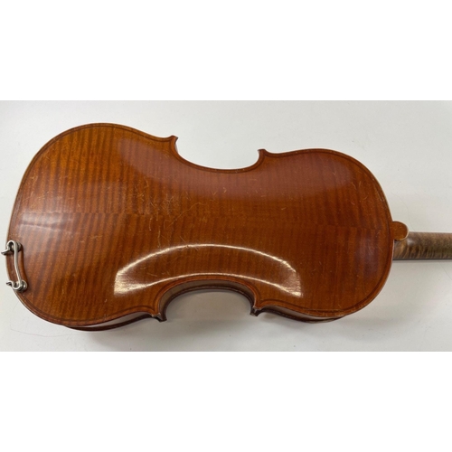 389 - Vintage - a full 4/4 size 1908 VIOLIN from the workshop of TOP VIOLIN MAKER FRANCOIS BARBE in a vint... 