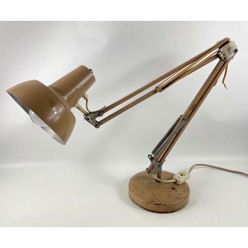 402 - A vintage c1960's anglepoise lamp reaches to 97cm tall#416