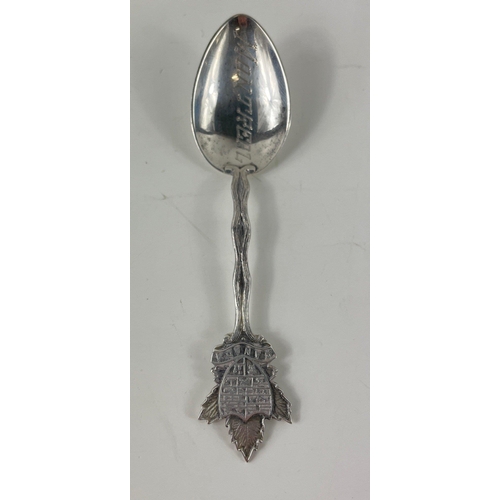 68 - A set of four Sheffield 1965 silver hallmarked teaspoons (gross weight 77.20gm), one Sterling Canada... 