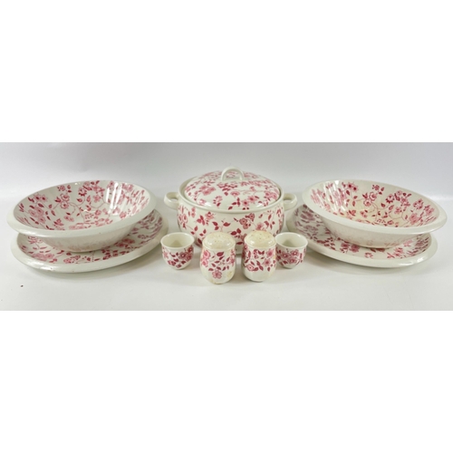 90 - A part Enoch Wedgwood Tunstall NOISETTE service to include 2 plates (26cm), 4 plates (18cm), 1 sauce... 