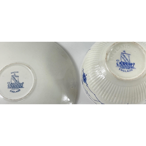 90 - A part Enoch Wedgwood Tunstall NOISETTE service to include 2 plates (26cm), 4 plates (18cm), 1 sauce... 