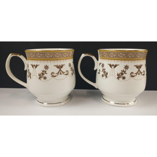 98 - EXCLUSIVE Design by Elizabeth Smythe of R House Stoke-On-Trent fine bone china pair of mugs with als... 