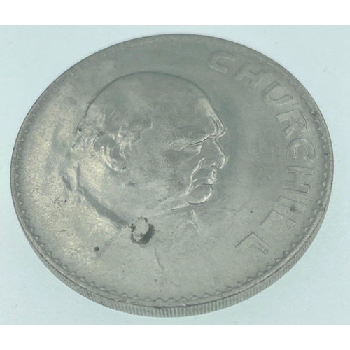 28B - Four COMMEMORATIVE coins to include two Five Shilling pieces, 1951  and a 1953 piece, a 1977 Silver ... 