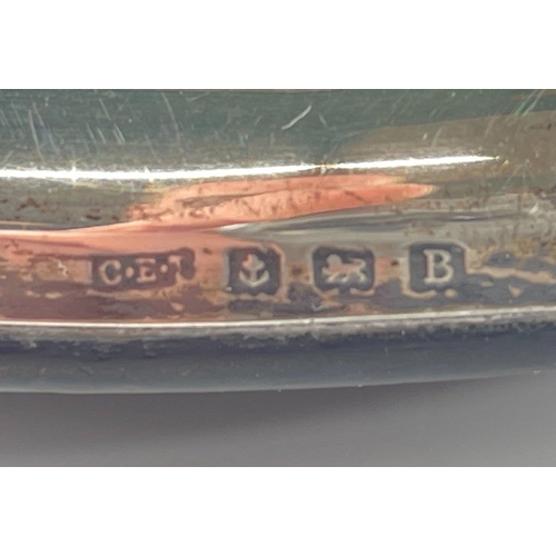 37 - Two oval shaped Birmingham, 1926, hallmarked photo frames gross weight 198gms#42