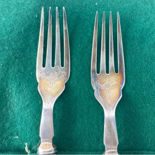 38 - BEAUTIFUL QUALITY! SHEFFIELD dated 1900 Hallmarked silver cutlery, six knives and six forks#43