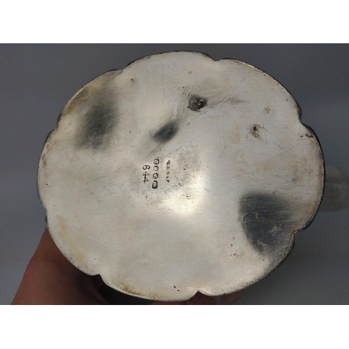 40 - A late 19th century EPBM decorative TEAPOT with bone finial No 644 to base, dimensions 16cm x 17cm x... 