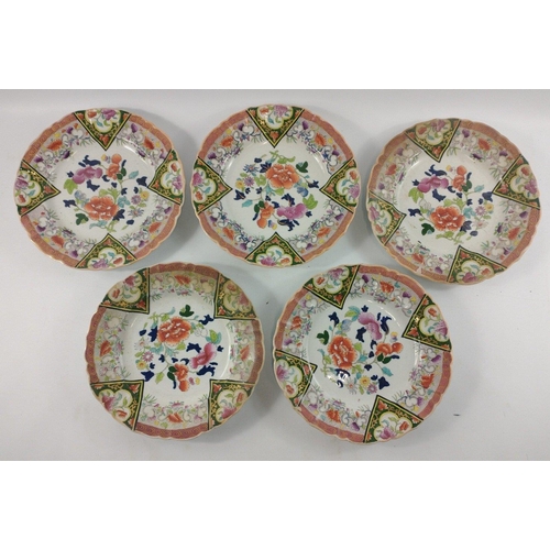 49 - A quantity of vintage MASON'S PATENT IRONSTONE CHINA to include 4 chargers 43.5cm, 2 @ 38cm and 1 @ ... 