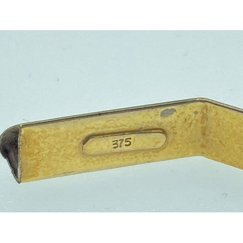 5 - A broken scrap gold or repair 375 stamped yellow gold bracelet 7.38g weight approx#6
