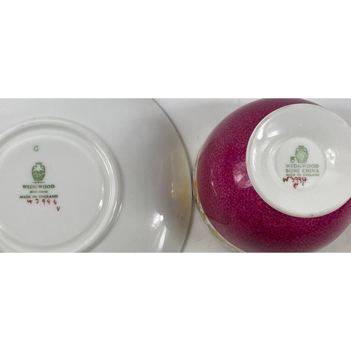 51 - Imagine warm mince pies in front of a roaring fire using this ruby-coloured china -  a WEDGWOOD WHIT... 