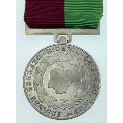 100 - A NIGERIA DEFENCE SERVICE MEDAL 1967-1970 and the KENYA CAMPAIGN MEDAL 1963-67#101