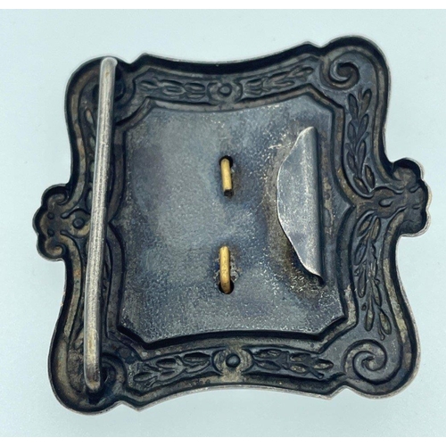 115 - A ROYAL NAVY dress buckle with Queen's crown - dimensions 5cm square#116