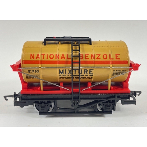 200 - Three HORNBY RAILWAYS 00 GAUGE SCALE MODELS to include a 'Fisons' twin silo wagon (R.011), a 'Nation... 