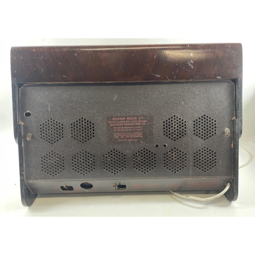 478 - A MURPHY VINTAGE RADIO Long Medium Short wave circa 1950's 52cm long x 36cm height#487